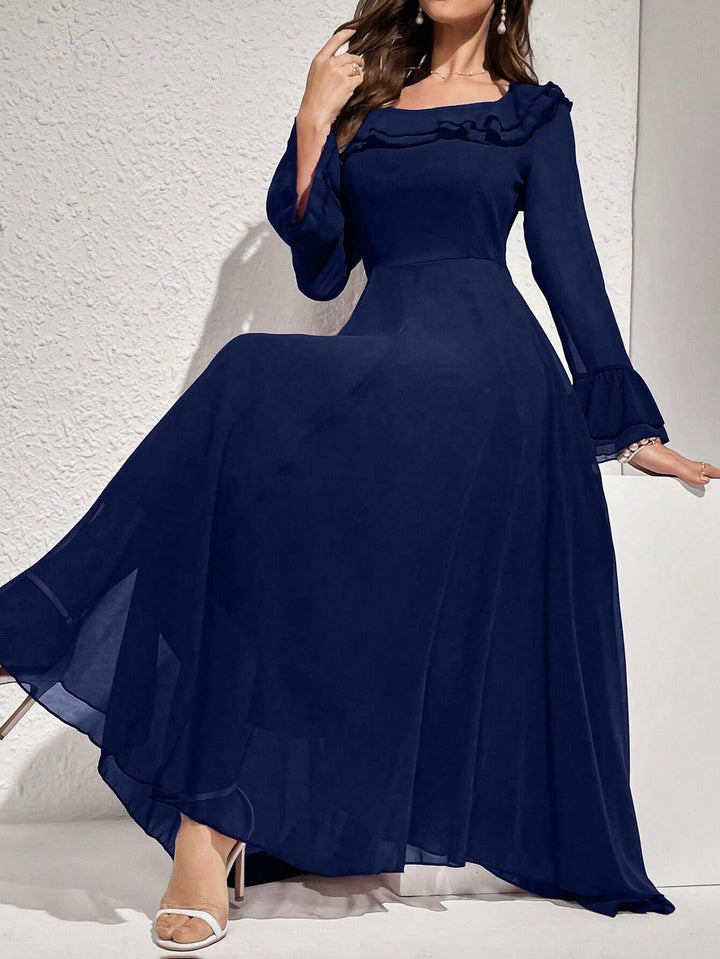 Long Sleeve Evening Maxi - Miraal Vogue