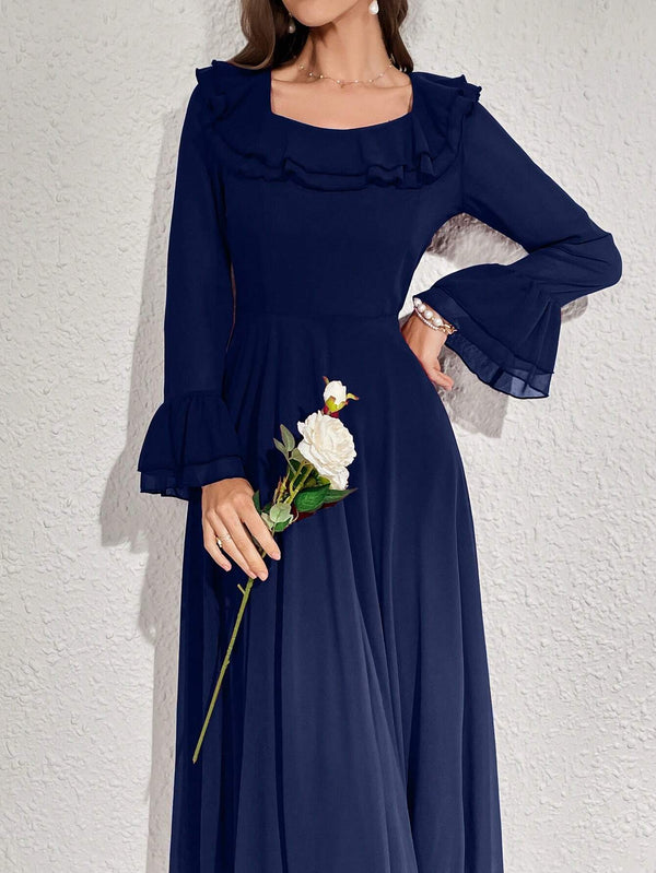 Long Sleeve Evening Maxi - Miraal Vogue