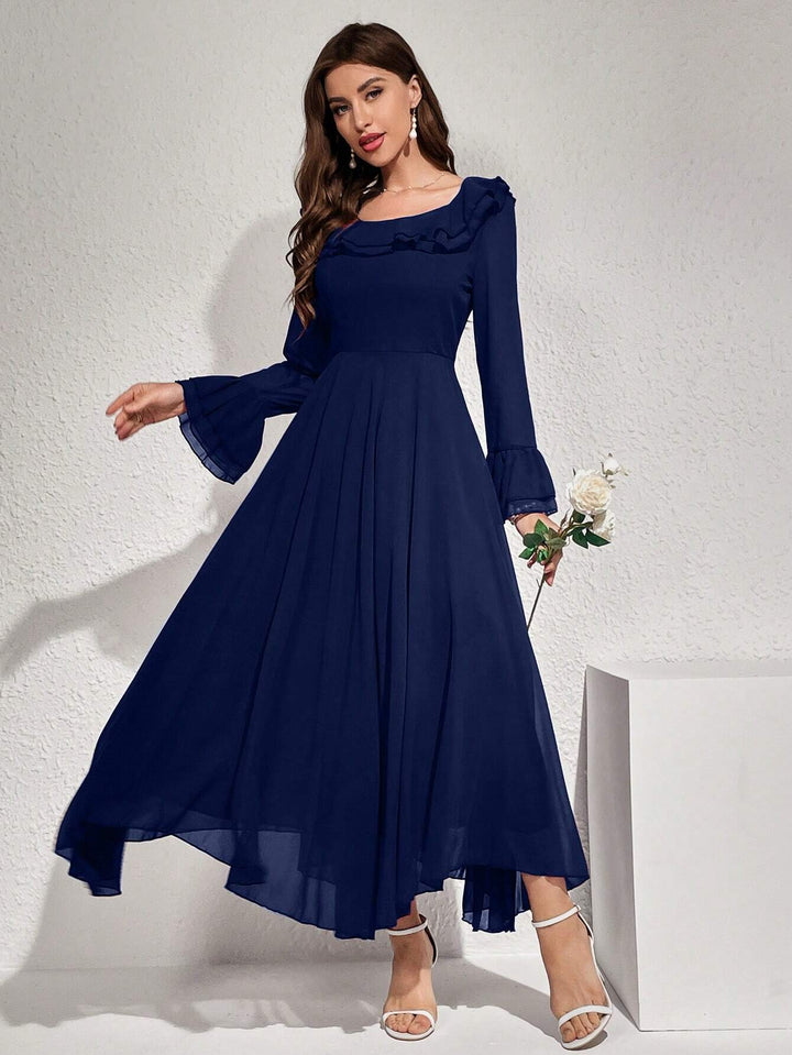 Long Sleeve Evening Maxi - Miraal Vogue