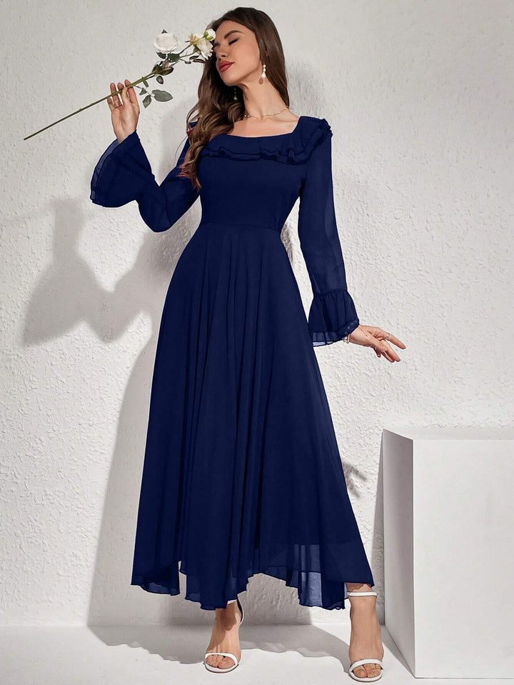 Long Sleeve Evening Maxi - Miraal Vogue
