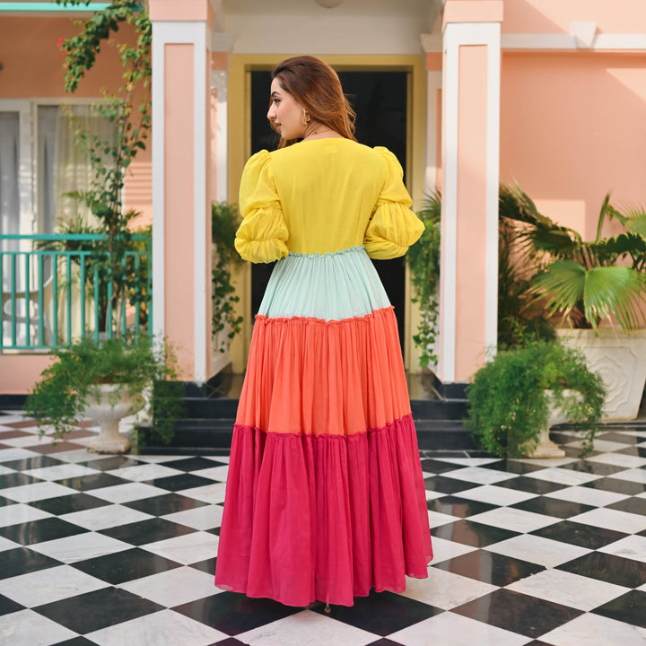 Meadow Dream Cambric Dress - Miraal Vogue